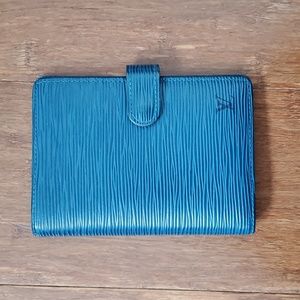 Authentic Louis Vuitton agenda calendar day planner epi blue